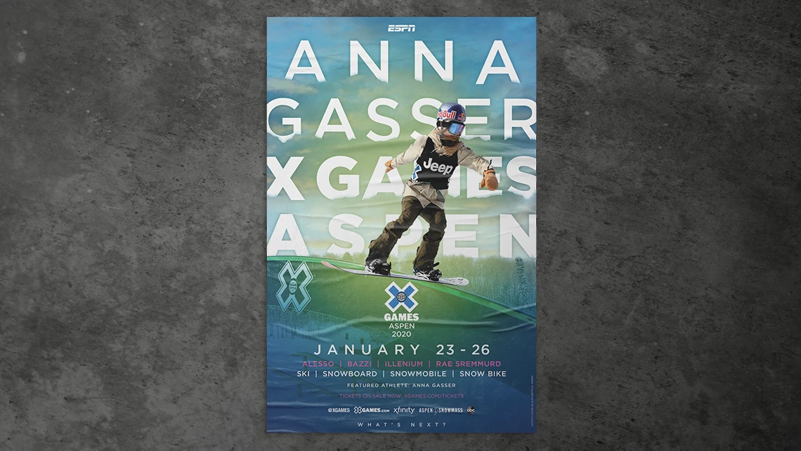 Anna Gasser Poster