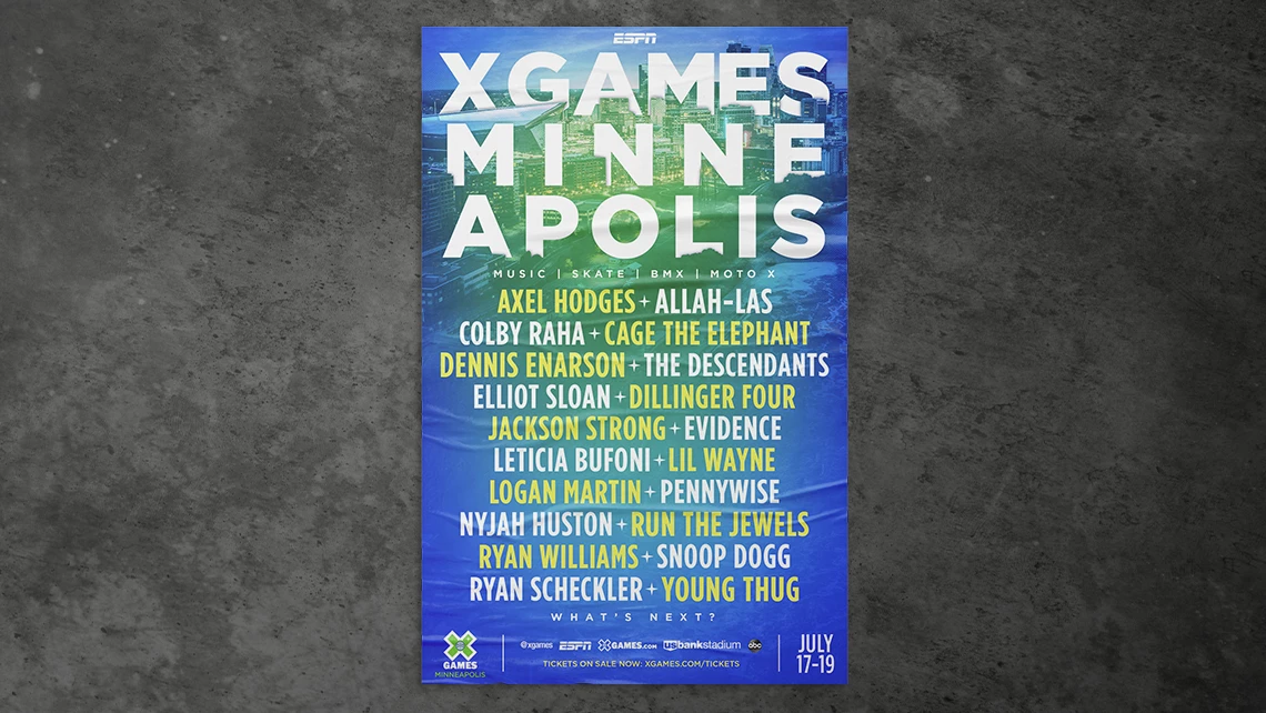X Games Minneapolis Poster
