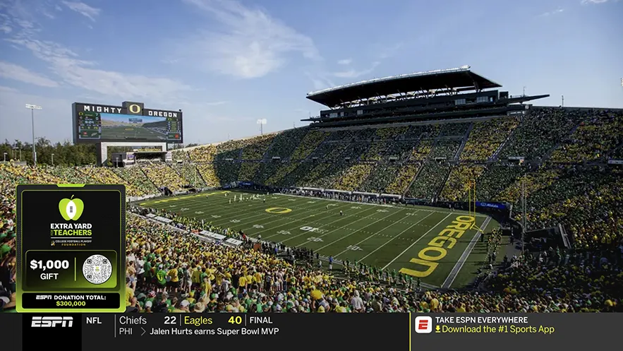 Extra Yards for Teachers